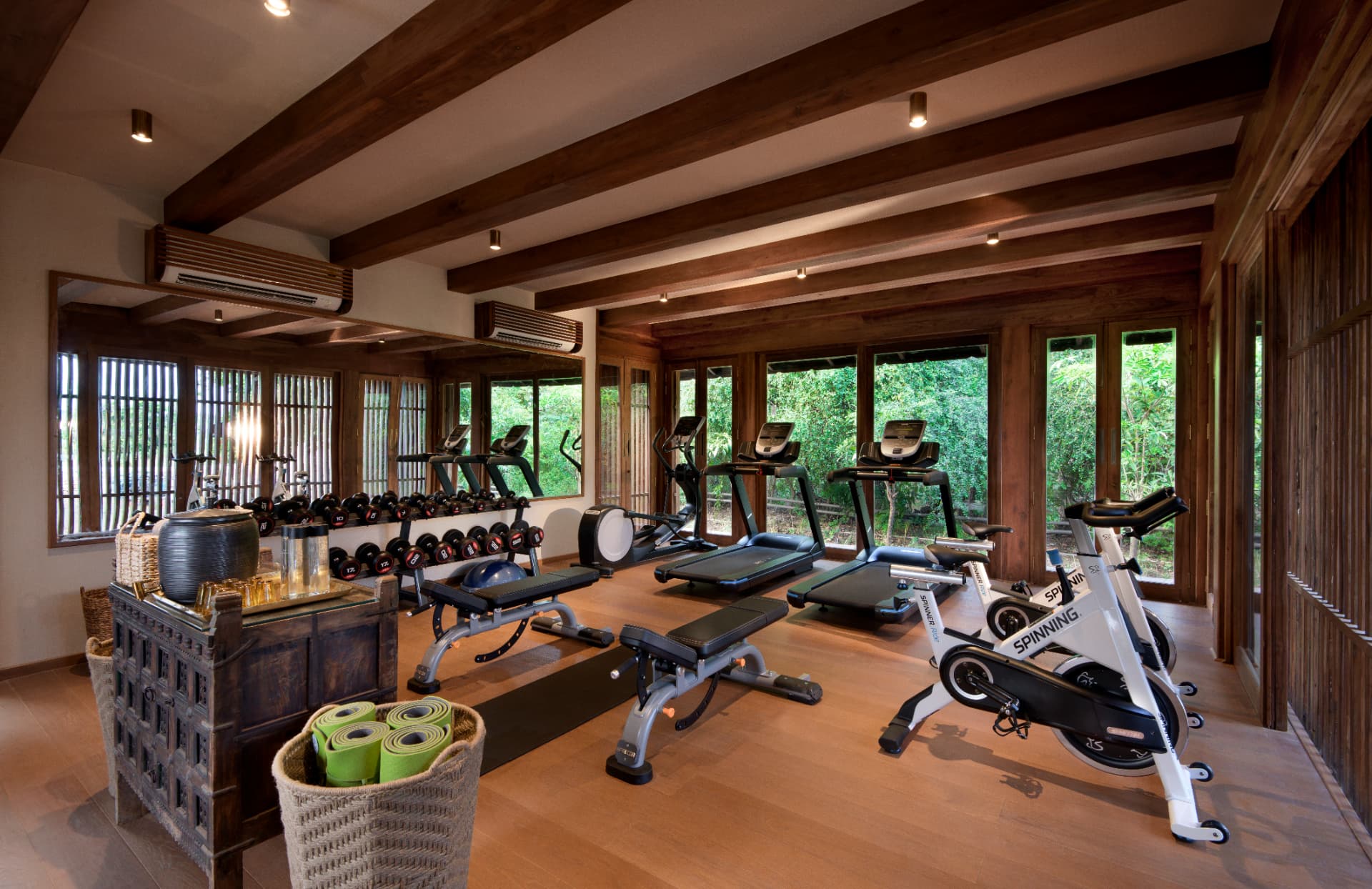 The fitness studio