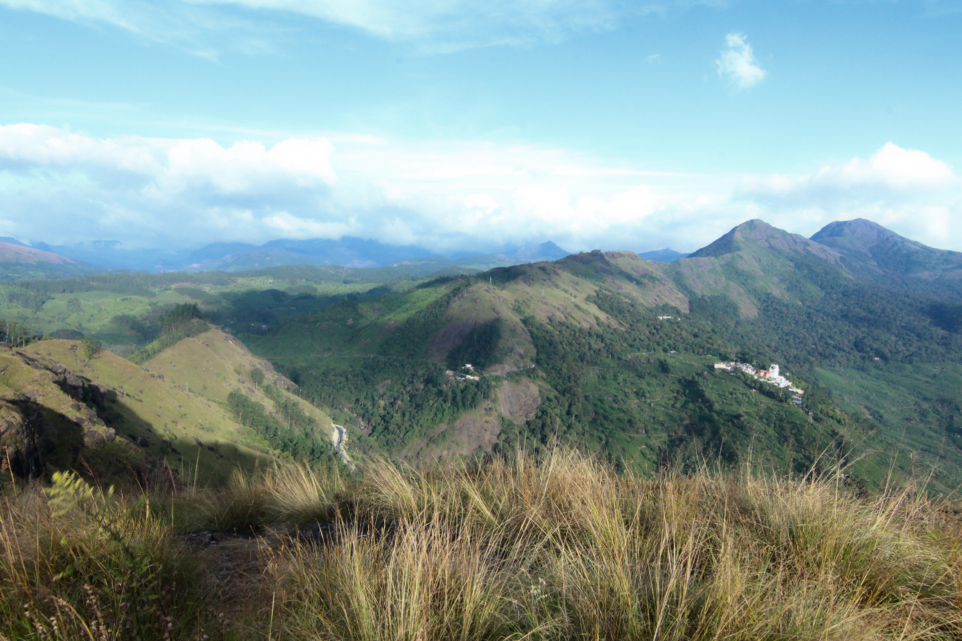 Panorama of the Kannandevan Hills from Abad Copper Castle