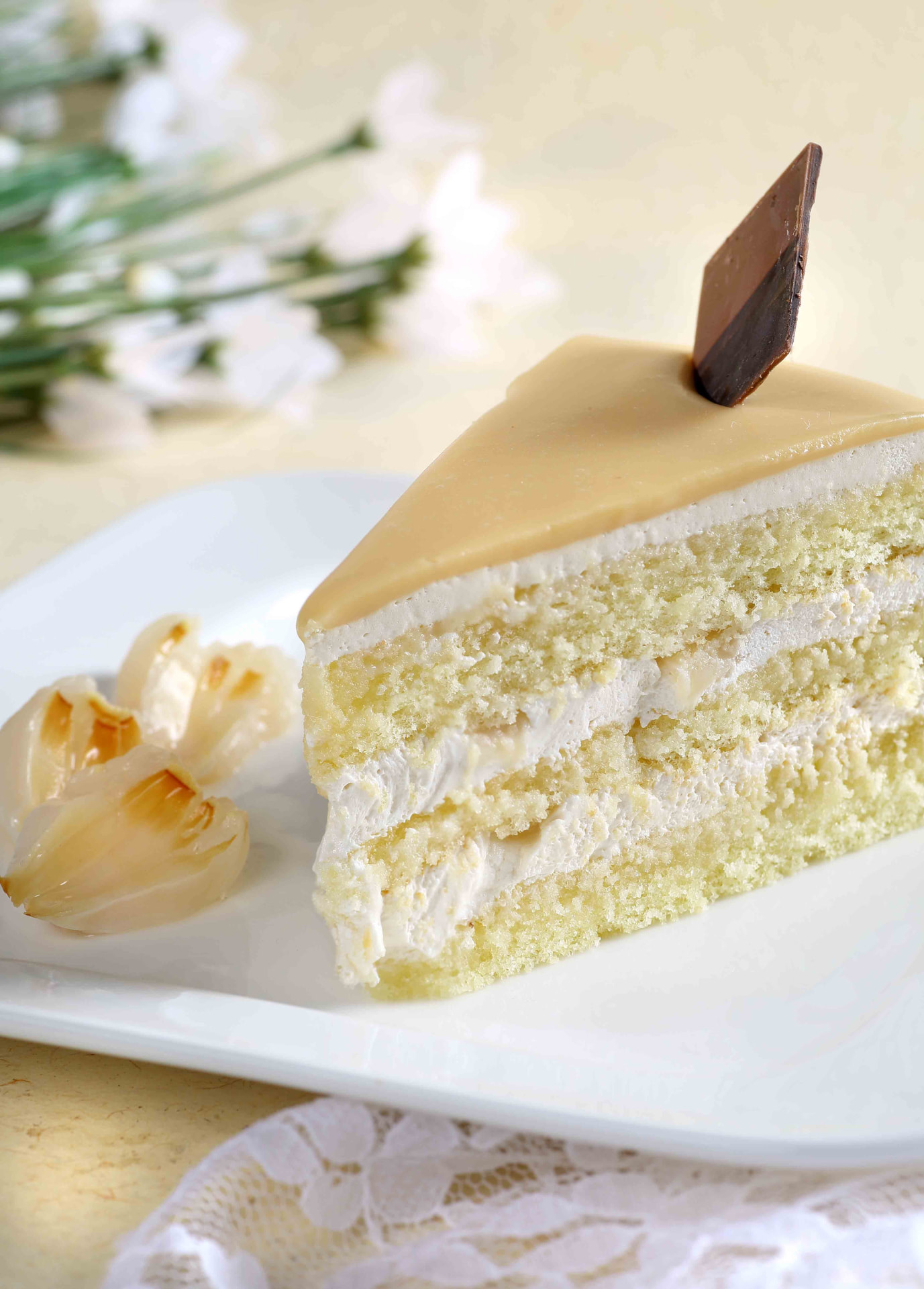 Butterscotch cream cake from the Abad Fort patisserie