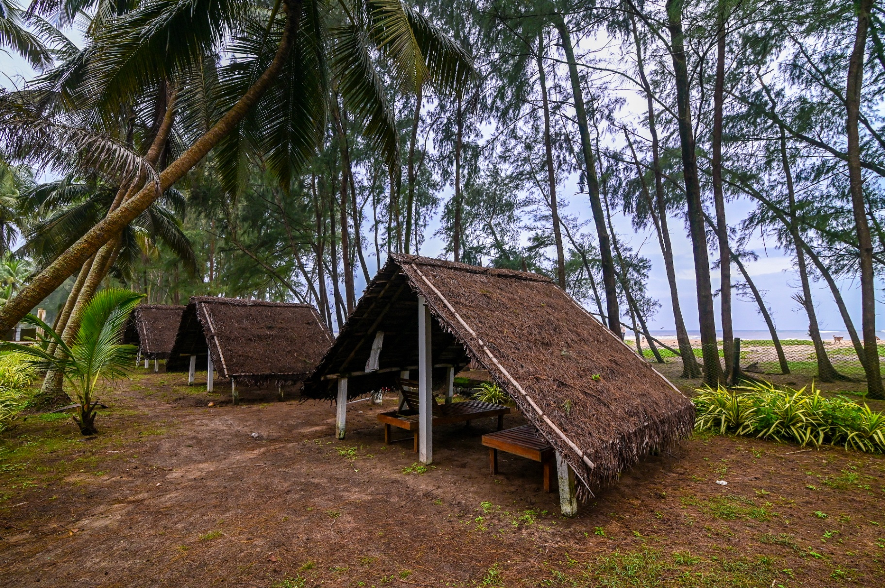 Beachside therapy pavilions