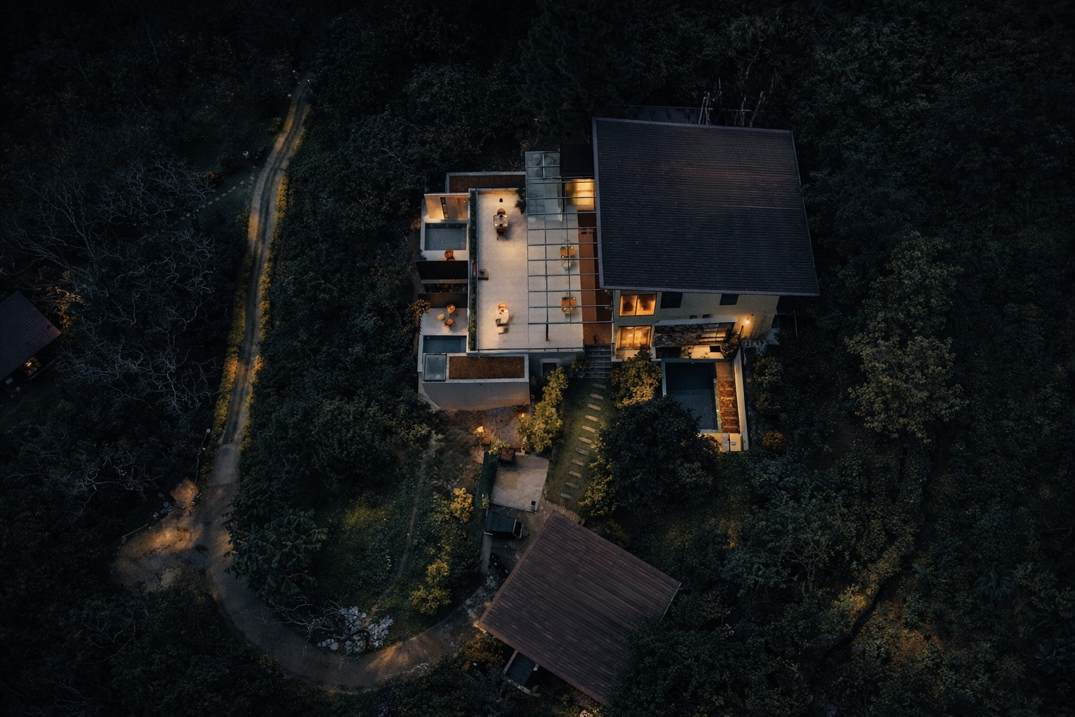Capoe Aerial Night