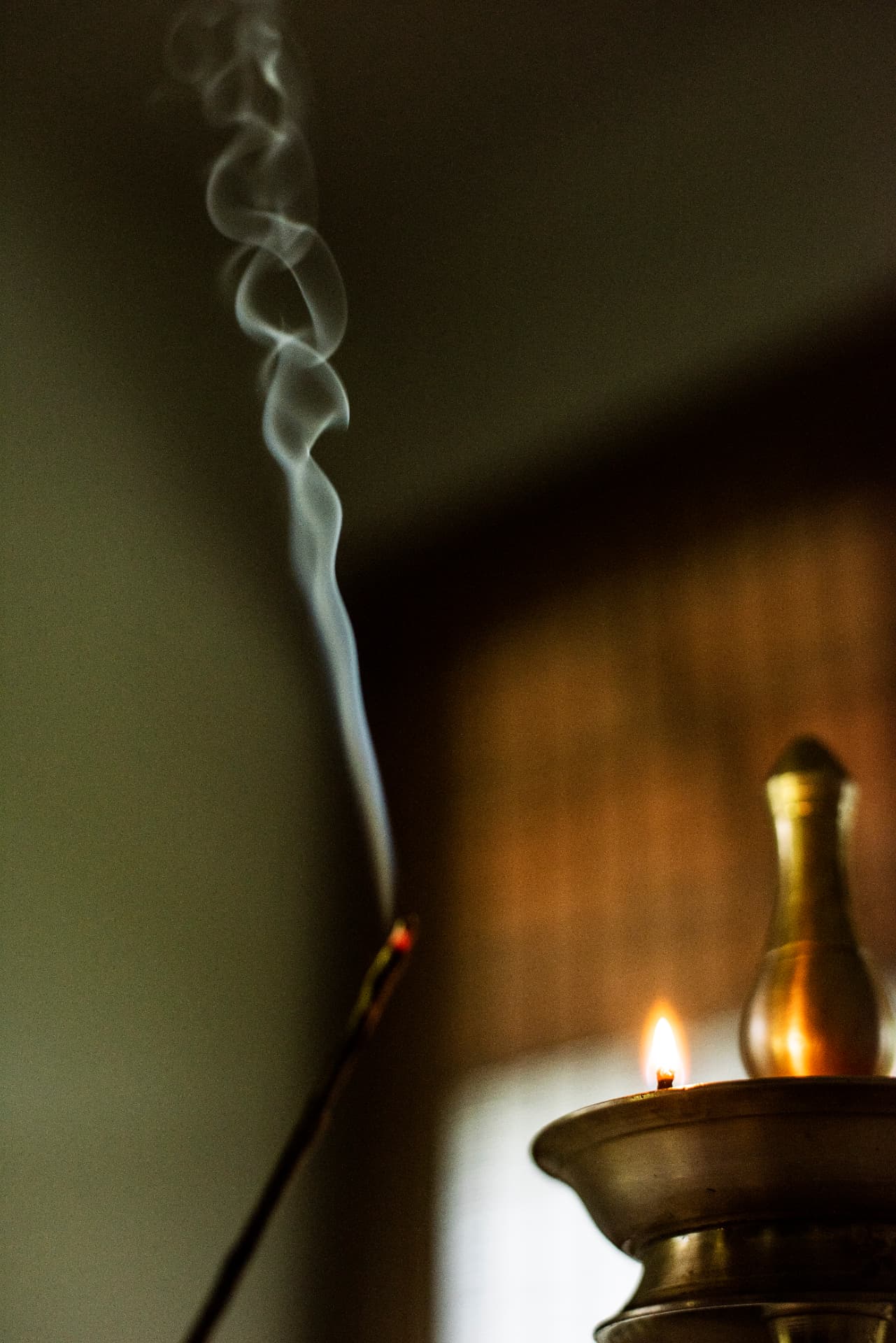 Incense at the Ayurveda Centre – Abad Green Forest, Thekkady