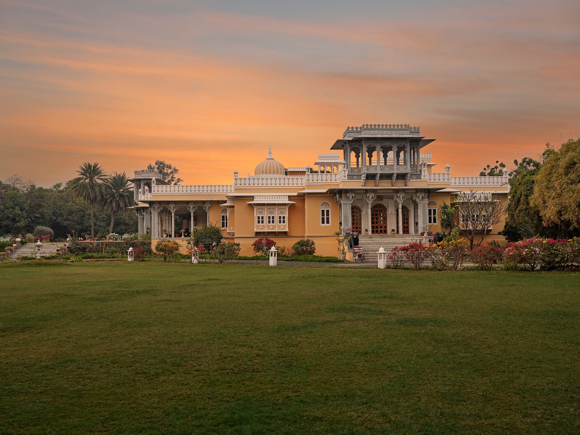 Sunset over the Heritage Facade