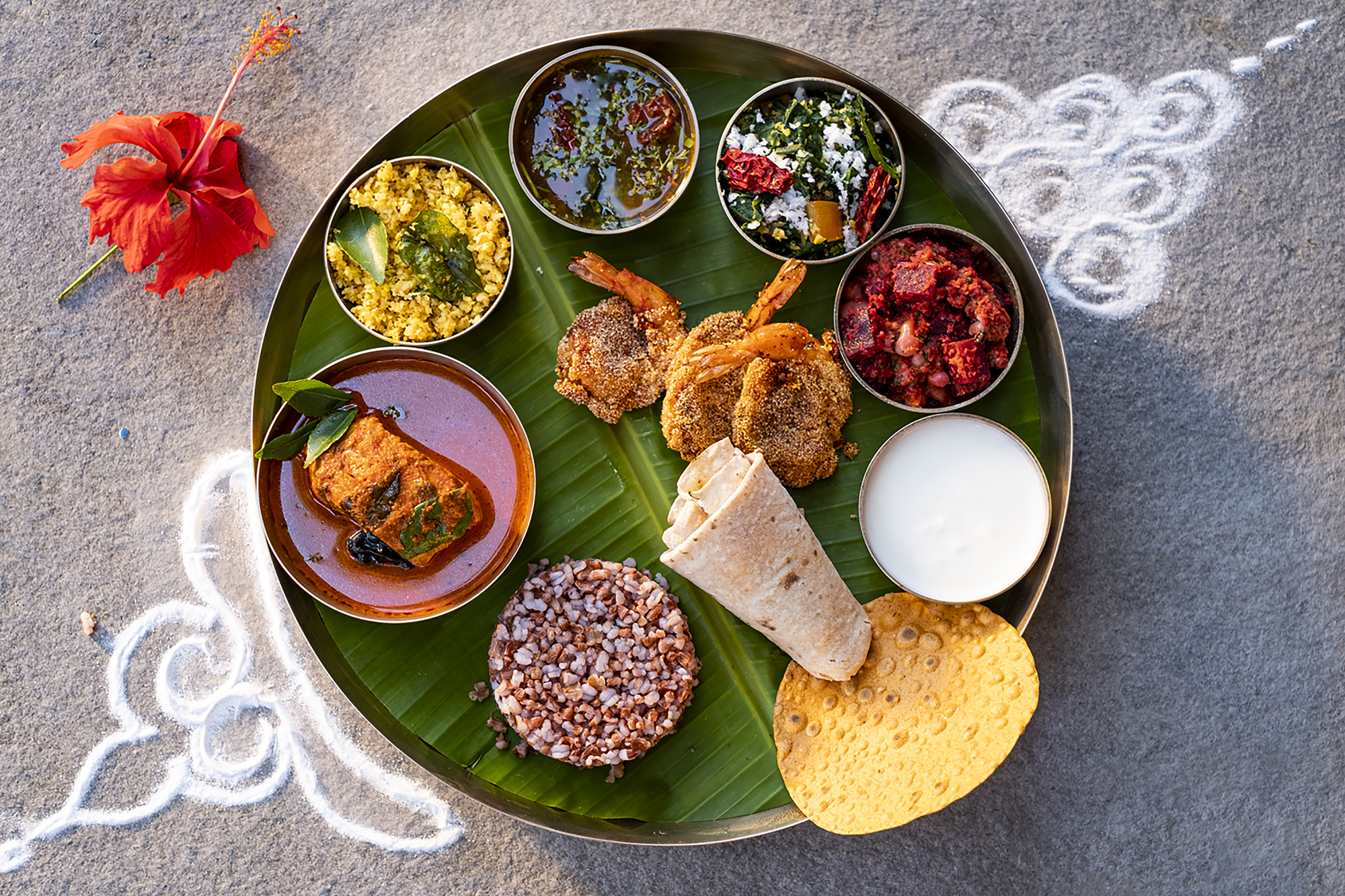 SwaSwara, CGH Earth — coastal Konkan thali