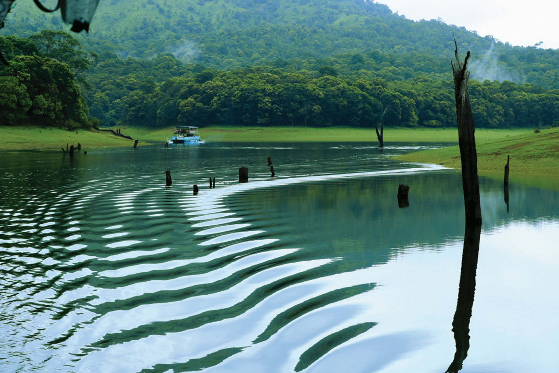 Boating on Periyar Lake – Abad Green Forest, Thekkady