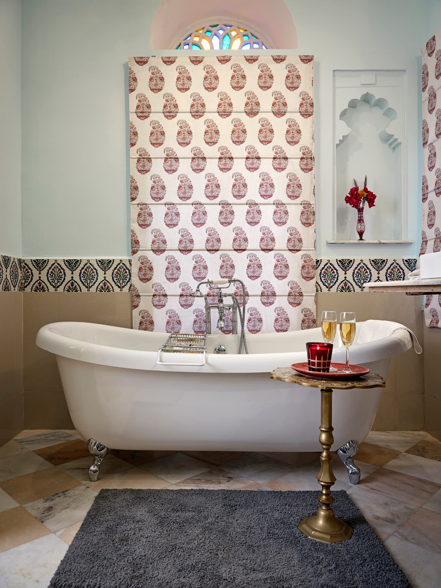 The Block-Print Bathroom