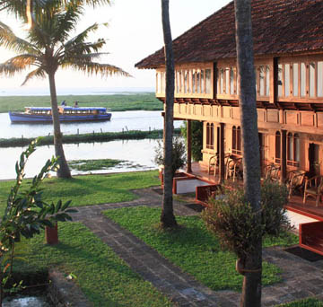 Coconut Lagoon traditional Kerala heritage bungalow beside the Vembanad backwaters in Kumarakom